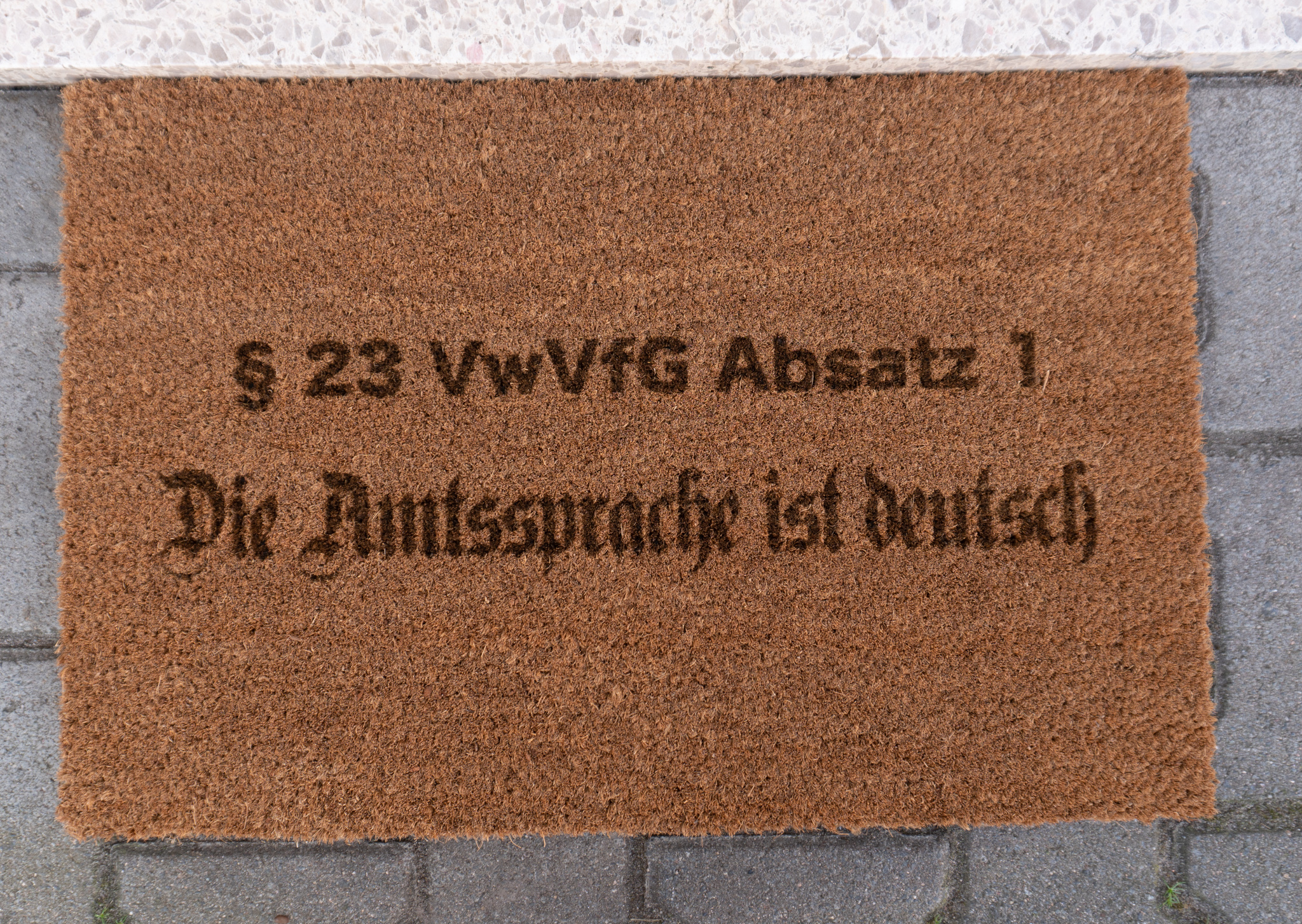 Fußmatte -  § 23