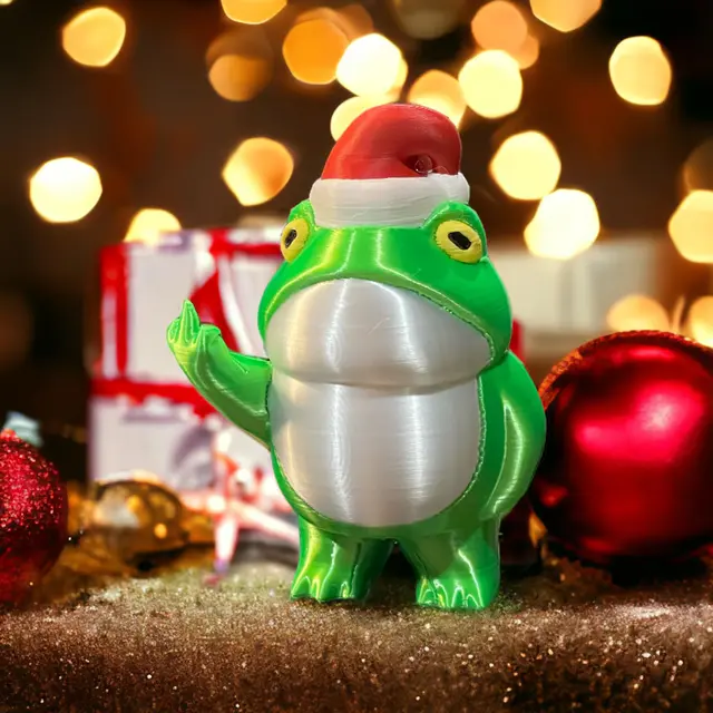 Grumpy Weihnachtsfrosch 