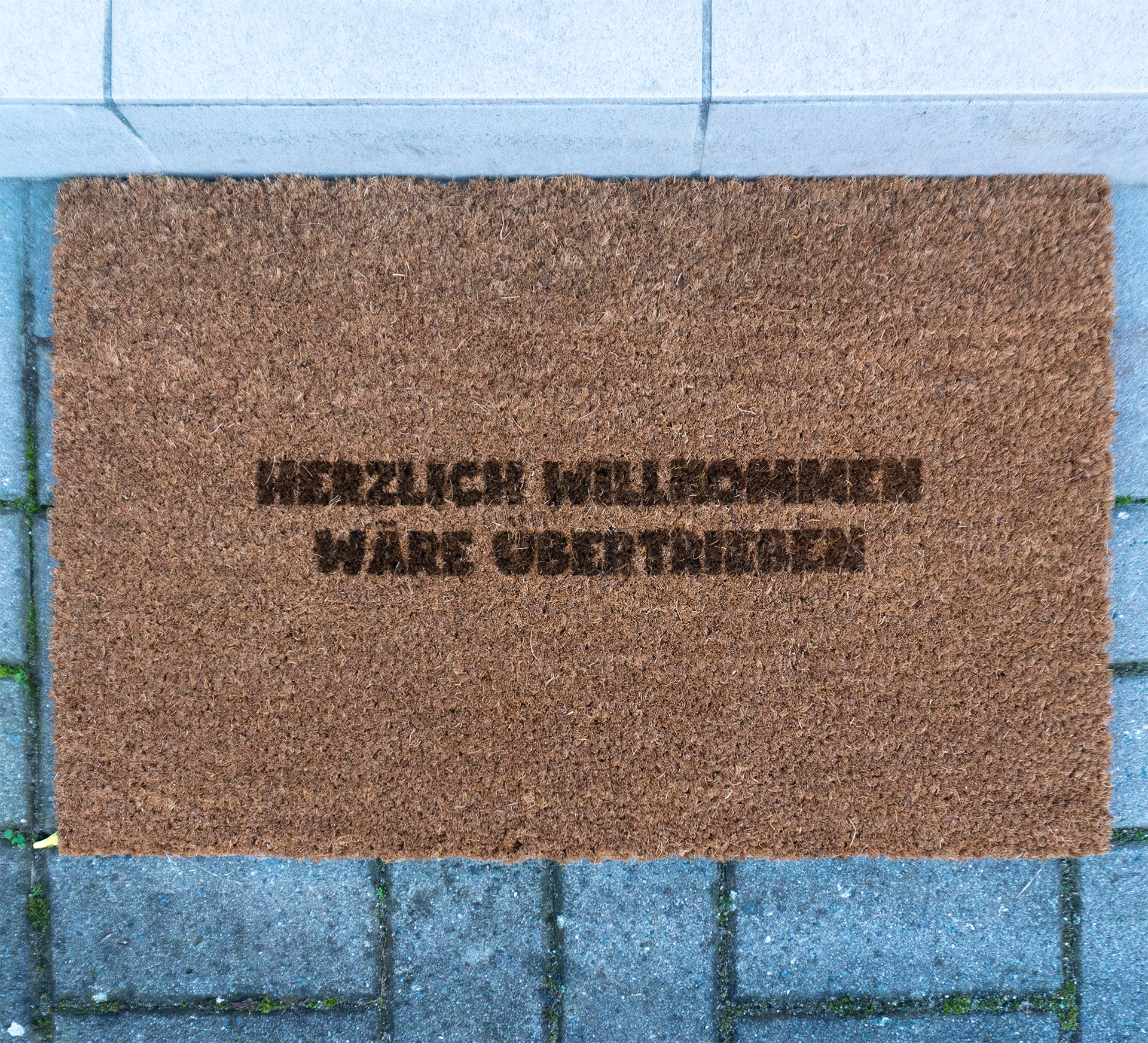 Fußmatte - Herzlich Willkommen