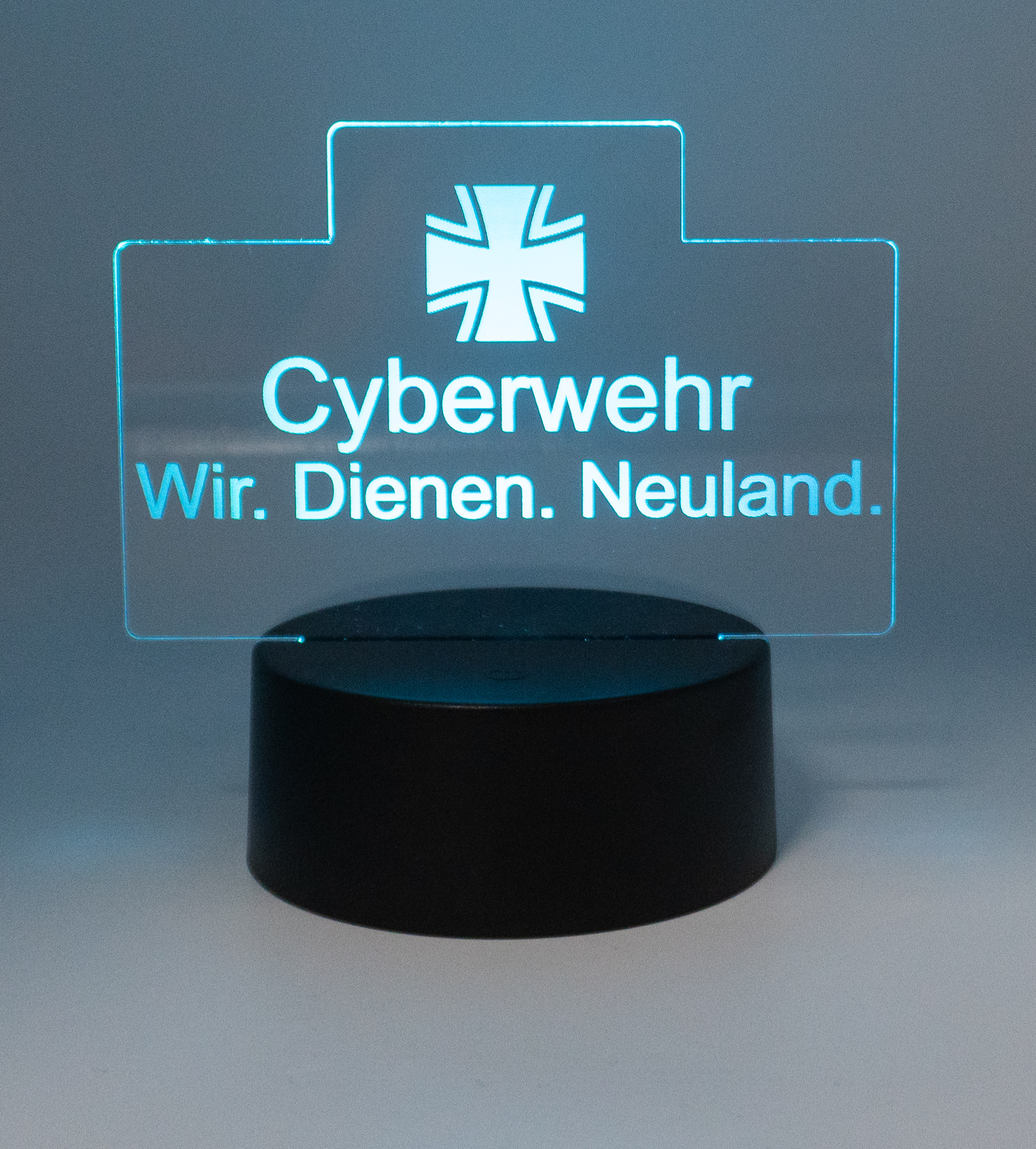 Acrylaufsteller - Cyberwehr ohne Basis