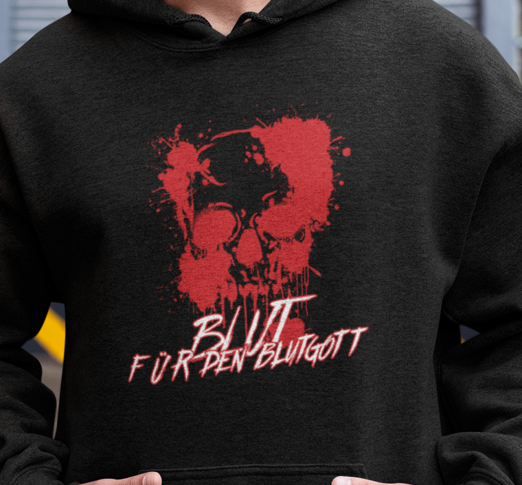 Hoodie Blut für den Blutgott