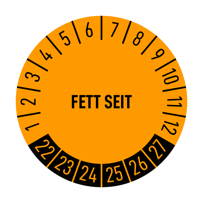 Aufkleber - 10 Prüfplaketten