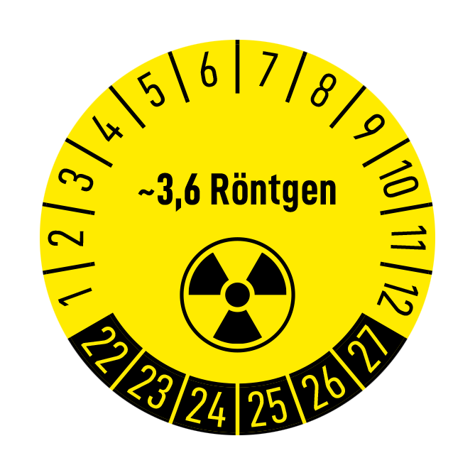 Aufkleber - 10 Prüfplaketten