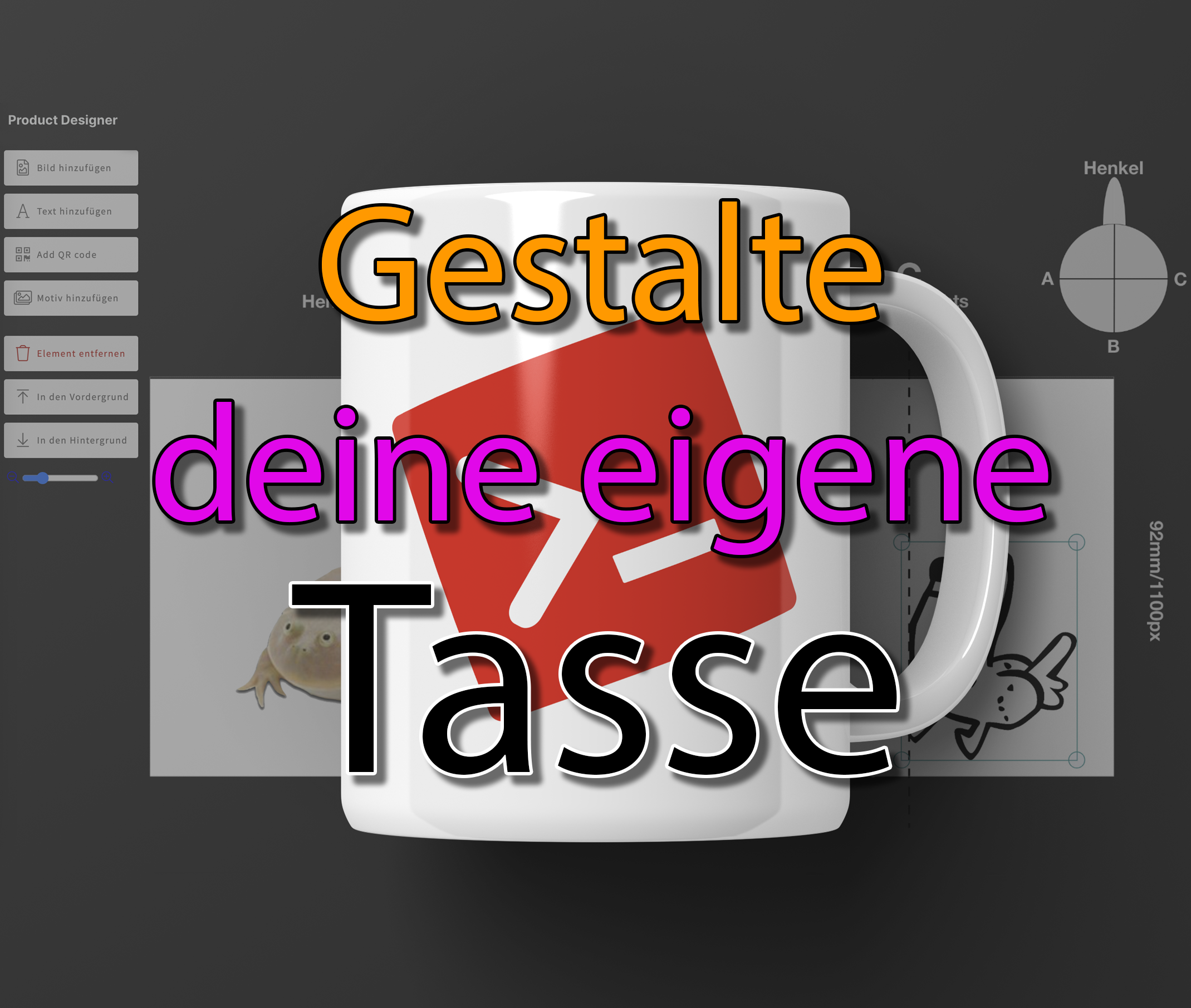 Tasse gestalten